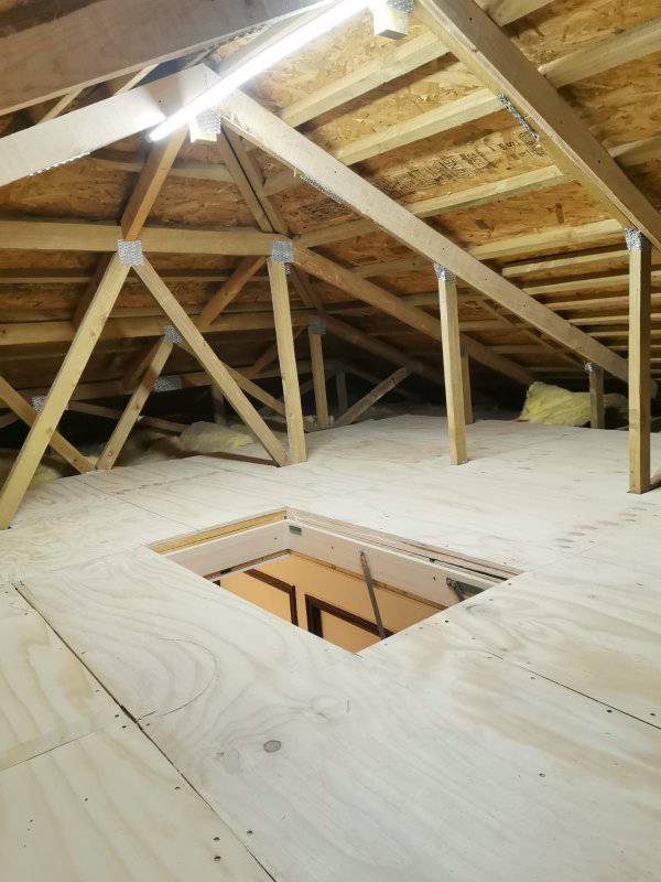 Entretecho con Iluminación